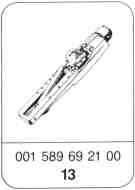 1290 - Kühlmittelpumpe aus-, und einbauen                                       
	Motor OM 441, LA; 442, A, LA; 443, A, LA; 444 A, LA