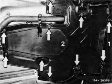 0100 - Removal and installation of the exhaust system                           
	A. 201 with engine 601, B. 124 with engine 601, 602, C. 124 with engine 603,    
	D. 202 with engine 601.913