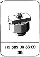 0360 - Bremssattelträger und Hinterachswellenflansch aus-, einbauen, Radlagerung
	einstellen - Diagonal-Pendelachse mit Anfahrmoment-Ausgleich - Radführung       
	Typ 126