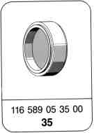 0360 - Bremssattelträger und Hinterachswellenflansch aus-, einbauen, Radlagerung
	einstellen - Diagonal-Pendelachse mit Anfahrmoment-Ausgleich - Radführung       
	Typ 126