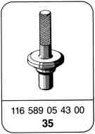0540 - Radialdichtring am Verbindungsflansch der Hinterachswelle erneuern       
	(Hinterachsmittelstück eingebaut)                                               
	Typ 126