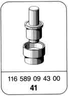 0100 - Gelenkwellenzwischenlager aus-, einbauen und Rillenkugellager erneuern   
	A. Typ 107, 114, 115, 116, 123; B. Typ 126; C. Typ 124, 201