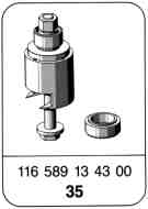0310 - Koppel-Schräglenker aus-, einbauen, Gummilager erneuern                  
	Diagonal-Pendelachse mit Anfahrmoment-Ausgleich - Radführung                    
	Typ 126