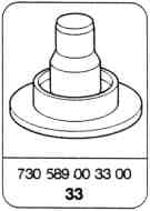 2805 - Disassembly and assembly of wheel hub                                    
	Front axle VL 0/1, 0/2, 0/3 Model 730.4                                         
	Transporter T1 Models 601, 602, 611
