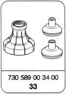 2805 - Disassembly and assembly of wheel hub                                    
	Front axle VL 0/1, 0/2, 0/3 Model 730.4                                         
	Transporter T1 Models 601, 602, 611