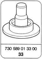 2805 - Disassembly and assembly of wheel hub                                    
	Front axle VL 0/1, 0/2, 0/3 Model 730.4                                         
	Transporter T1 Models 601, 602, 611