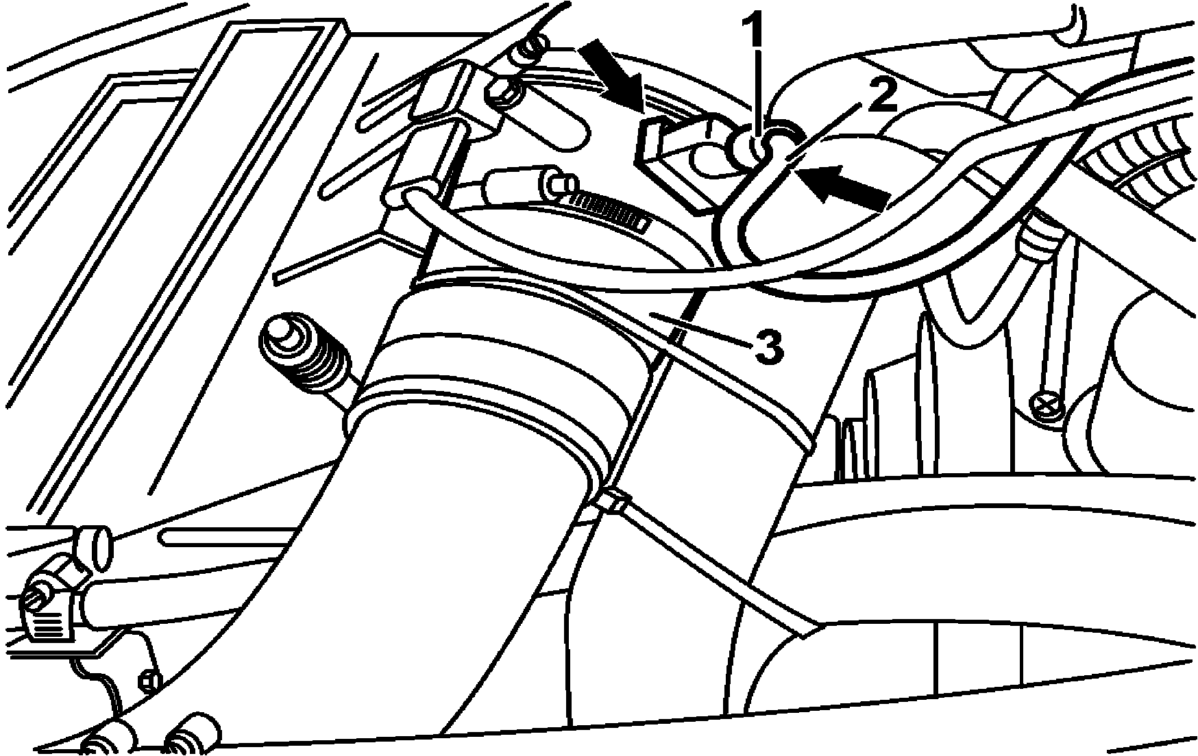 Remove/install charge air temperature sensor