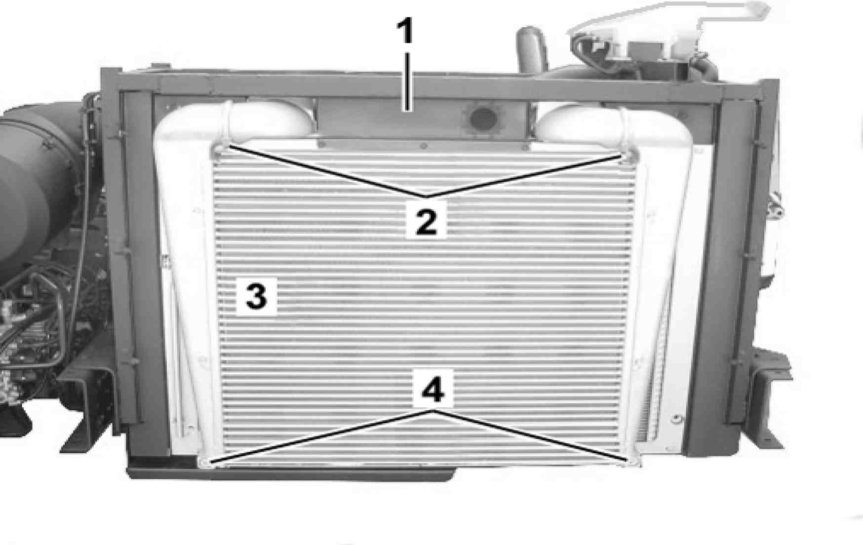 Remover e instalar o conjunto pós-resfriador