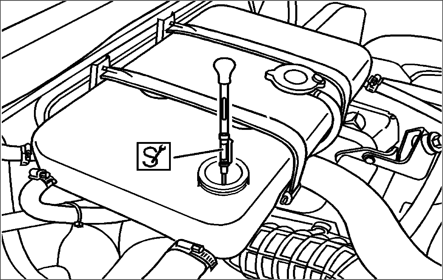 Drain/fill in coolant