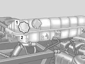Engine cooling system - check fluid level, adjust to correct level. Inspect     
	anticorrosion/antifreeze protection, adjust to correct concentration