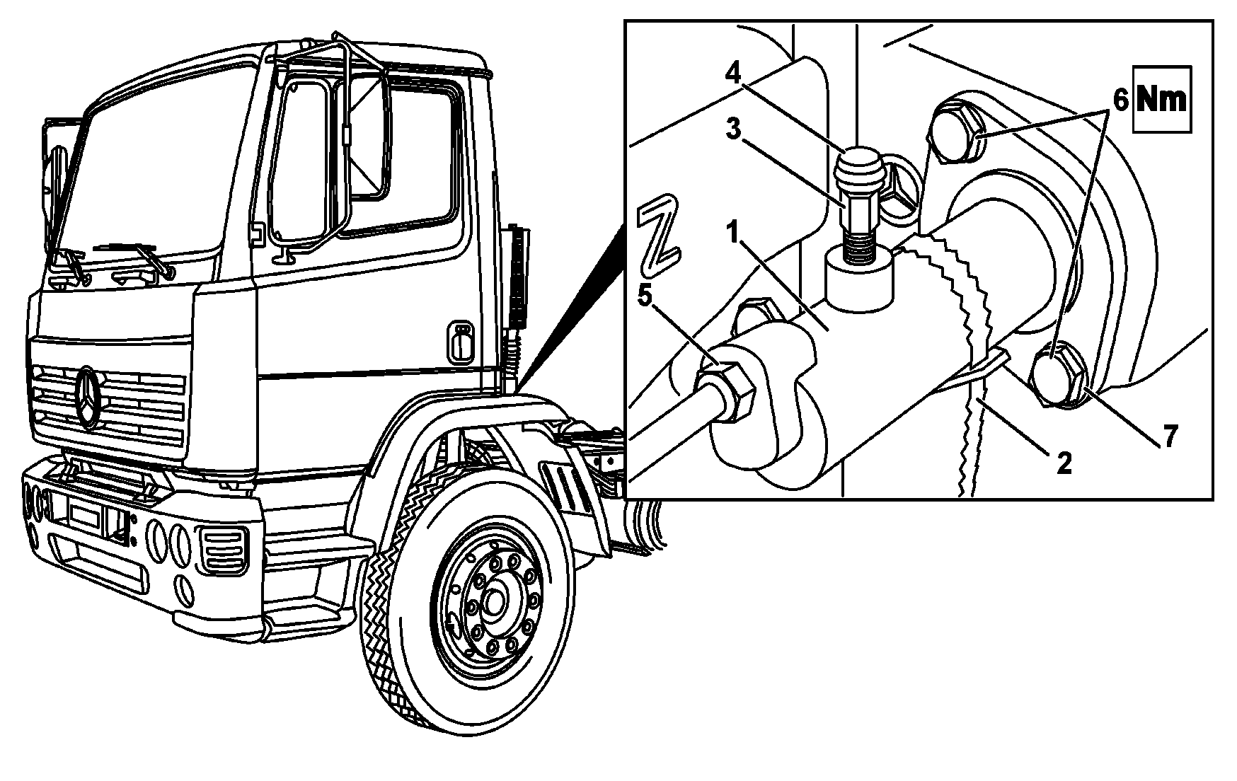 Removing and installing slave cylinder