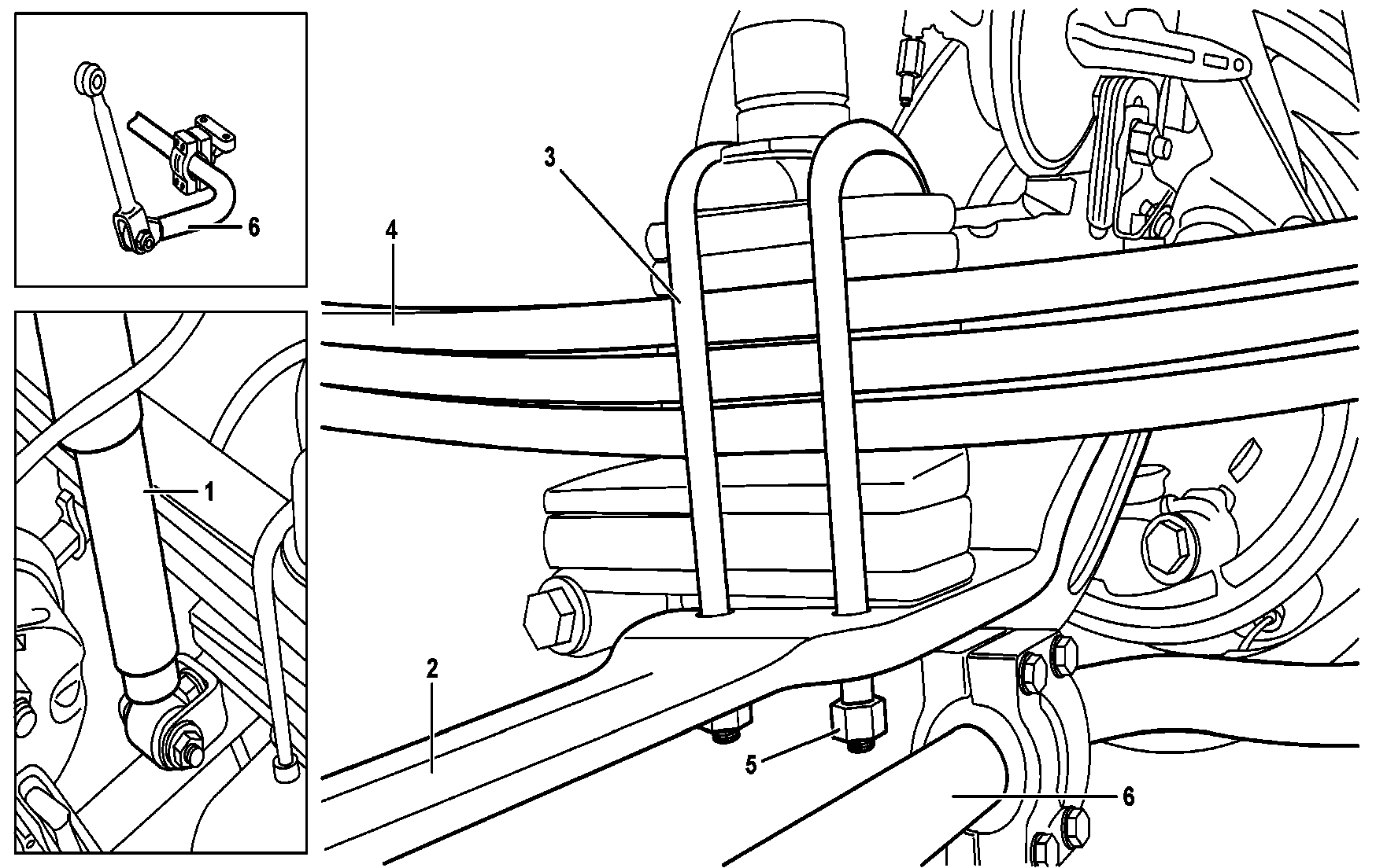 Remove/install front axle