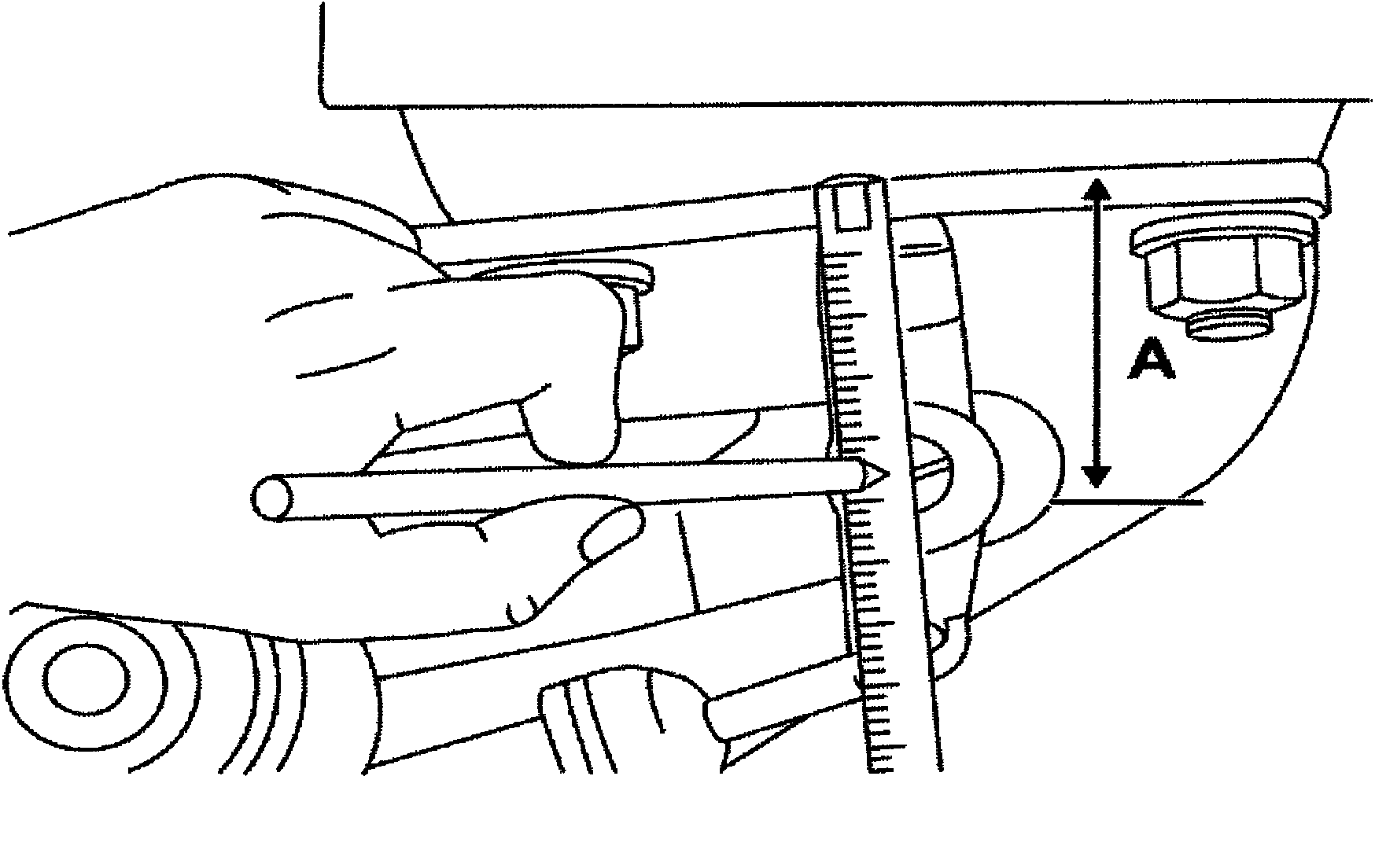 Adjust automatic brake adjuster.