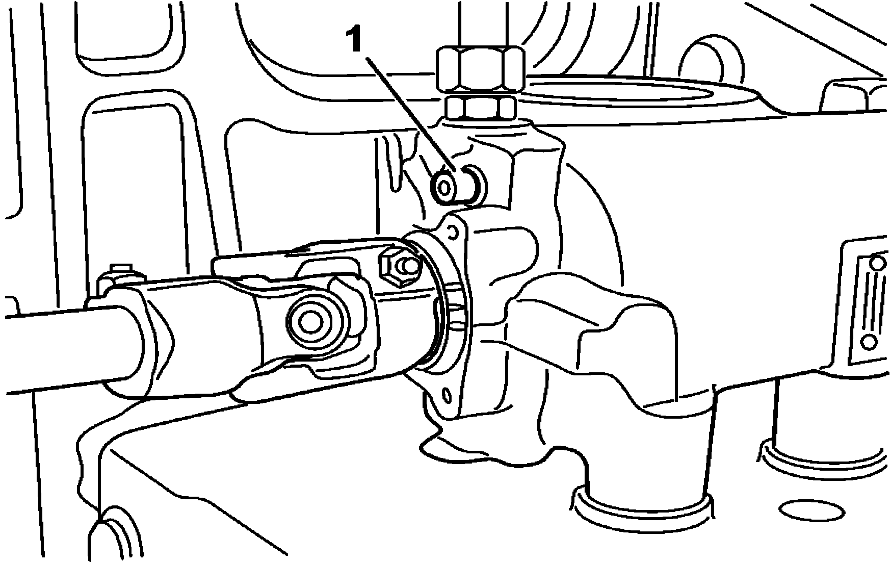 Replace adjustment screws of steering gear housing