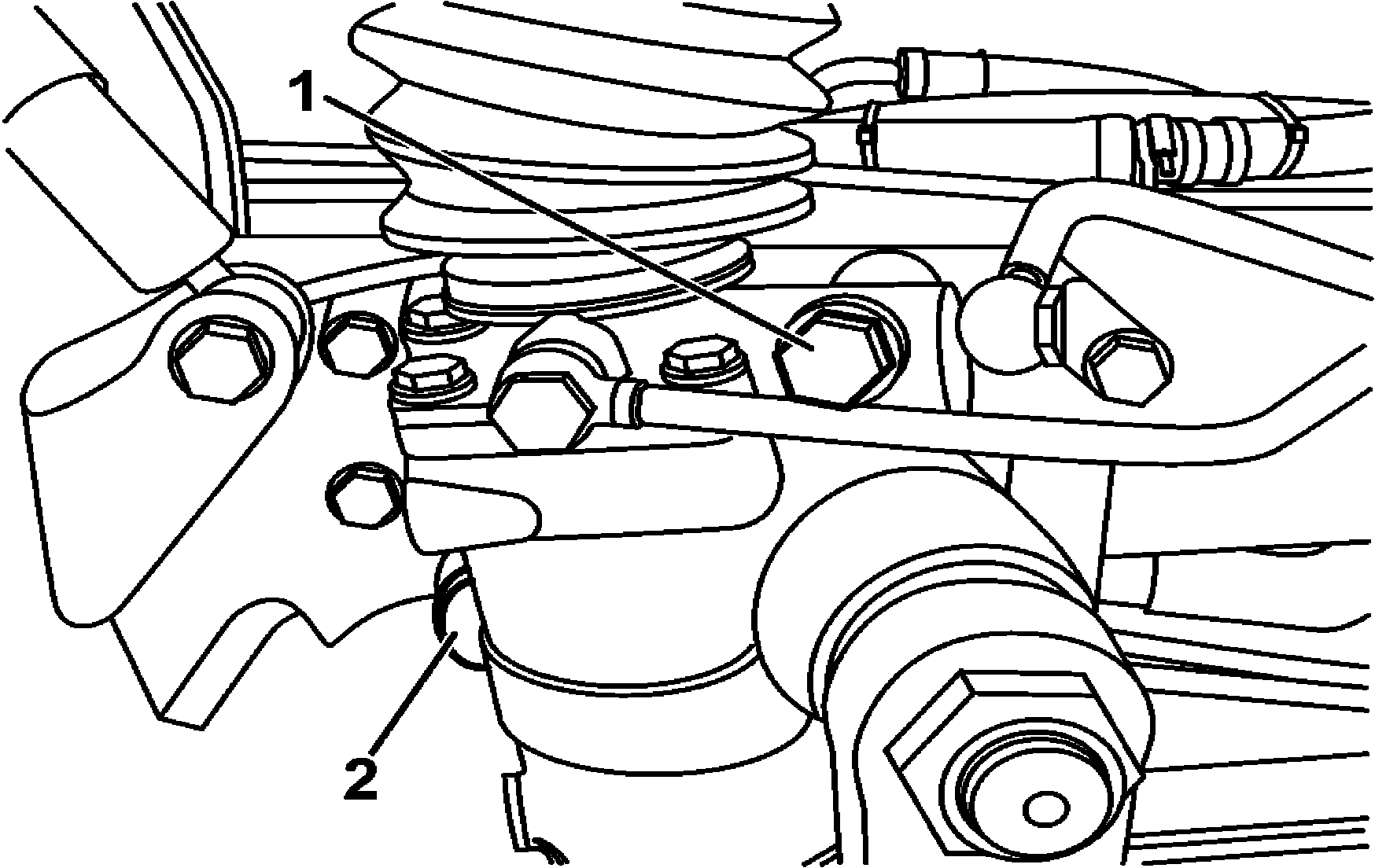 Remove/install steering gear pressure limiting valve