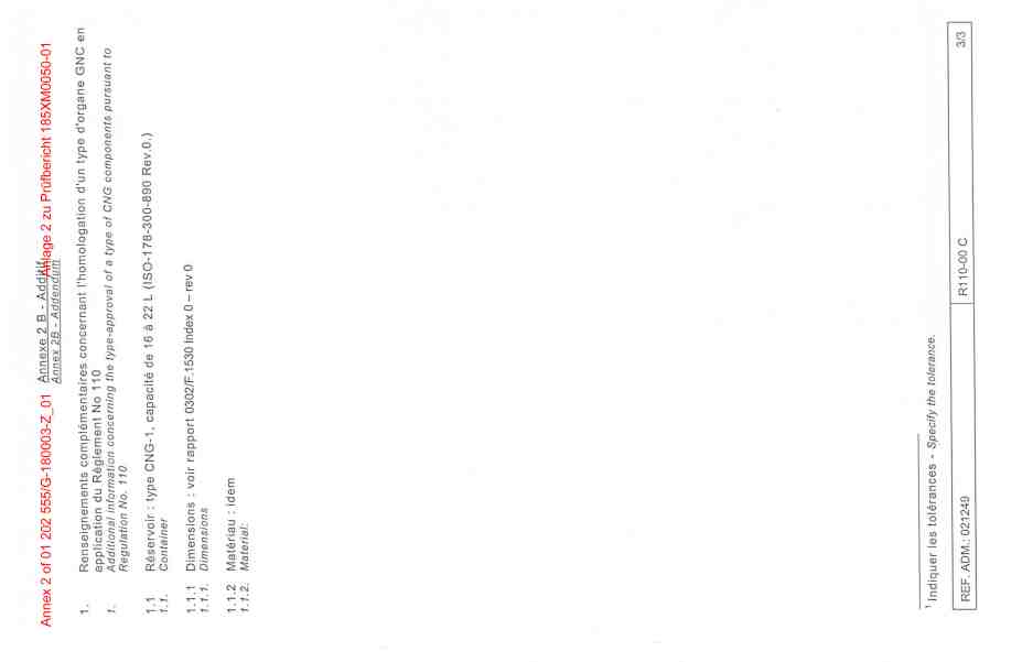 Kundendienstmaßnahme: Prüfbericht (Codewort: T1NGASDRU, Verr. Nr.: 47 920 60),  
	Bescheinigung