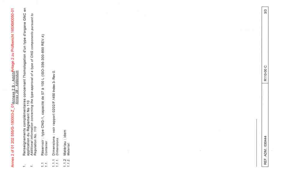 Kundendienstmaßnahme: Prüfbericht (Codewort: T1NGASDRU, Verr. Nr.: 47 920 60),  
	Bescheinigung