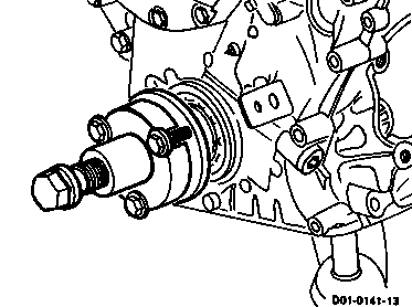 8000 - Steuergehäusedeckel aus- und einbauen                                    
	Motor 102 mit Einriementrieb - Typ 210, 310, 410, 510