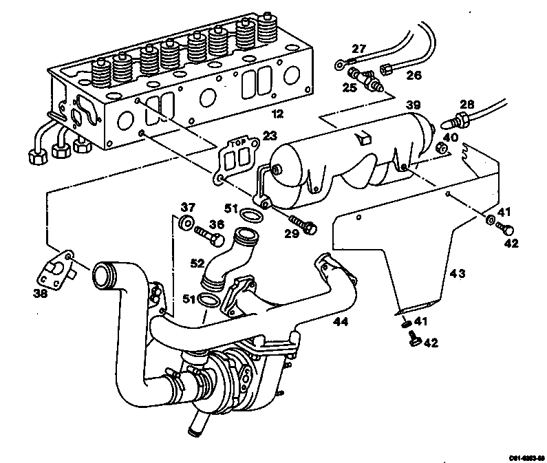 5850 - Zylinderkopf einbauen                                                    
	Motor 364, 364 A, 364 LA - T2