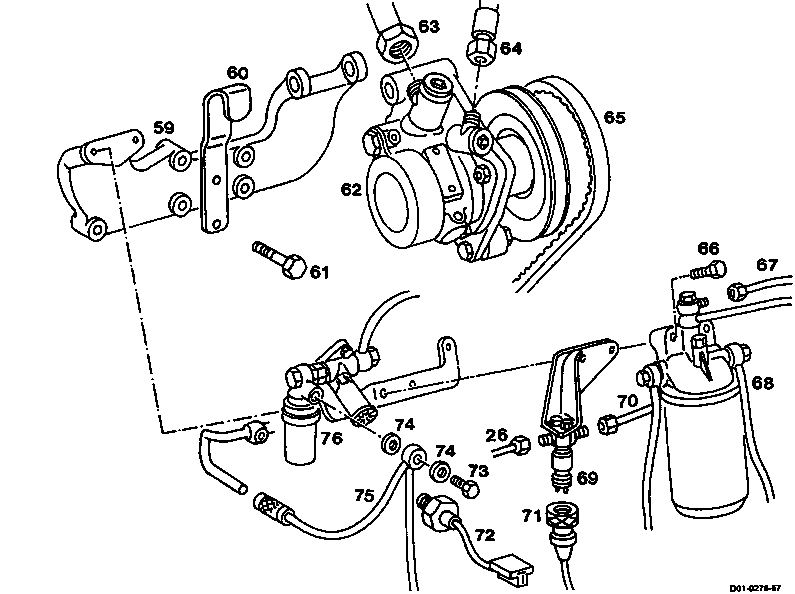 5850 - Zylinderkopf einbauen                                                    
	Motor 364, 364 A, 364 LA - T2
