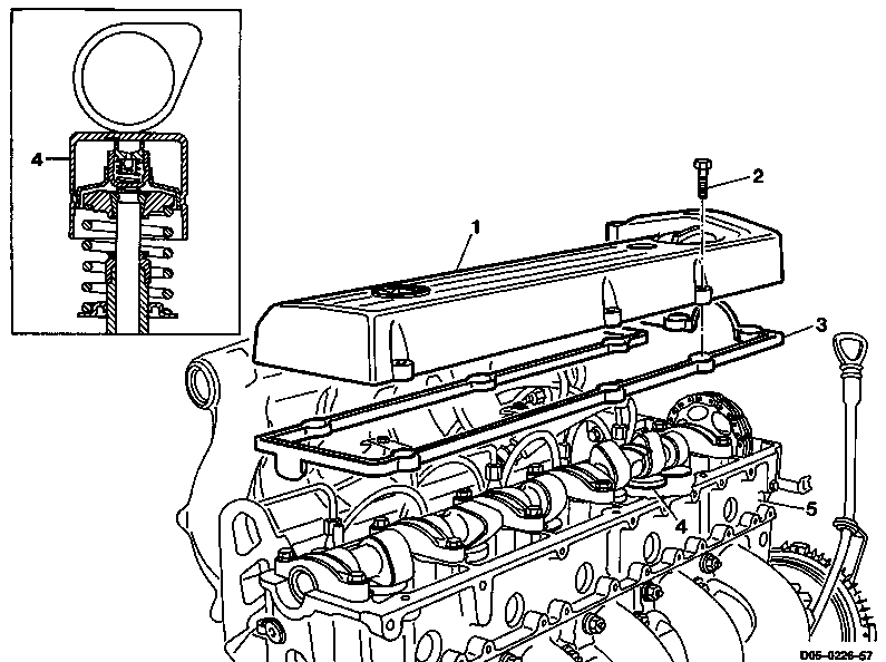 2010 - Hydraulische Ventilspiel-Ausgleichselemente prüfen                       
	Motor 601.940/941, 602.940