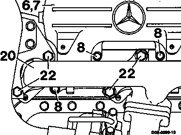 6020 - Turbolader aus- und einbauen                                             
	Motor 364 A, 364 LA - T2