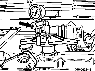 1010 - Kühlsystem auf Dichtheit prüfen                                          
	Motor 102 mit Einriementrieb - Typ 210, 310, 410 und 510