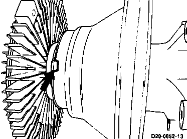 0030 - Funktion Visco-Lüfterkupplung                                            
	Motor 102 (Mehrriementrieb)