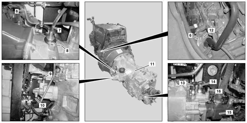 Remove/install transmission