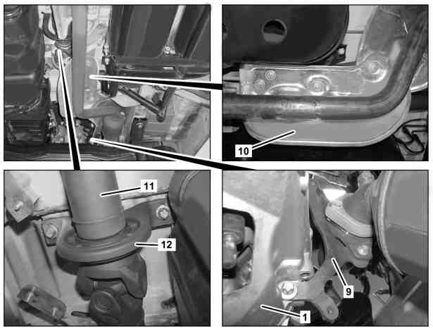 Remove/install transmission