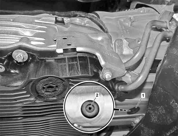 Automatic transmission fluid and oil filter change