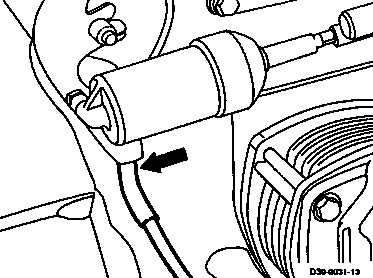 6512 - Motorabstellzylinder aus- und einbauen                                   
	Motor 364, 364 A, 364 LA - T2