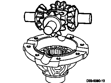 8564.01 - Disassembly and assembly of ring gear, with differential              
	Front axle AL 1/5, 1/6 (model 730.350/351)                                      
	Models 667, 668, 669, 670