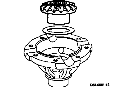 8564.01 - Disassembly and assembly of ring gear, with differential              
	Front axle AL 1/5, 1/6 (model 730.350/351)                                      
	Models 667, 668, 669, 670