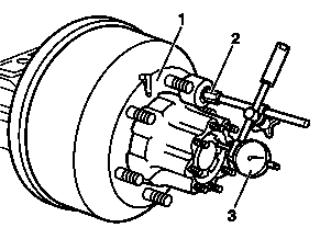 Check and adjust wheel bearing play