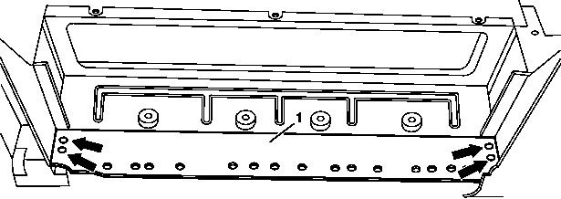 Cutting off connection part at rear right door entrance