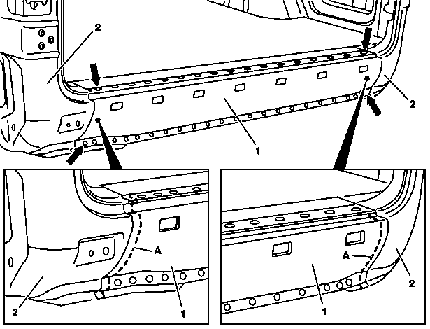 Separating end plate