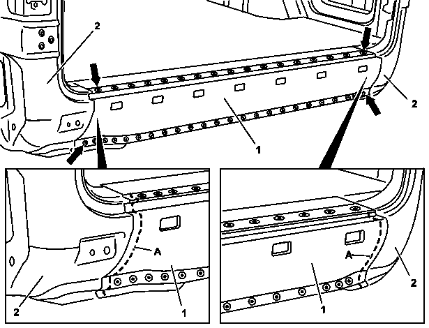 Separating end plate
