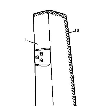 Preparing right outer corner pillar paneling for installation