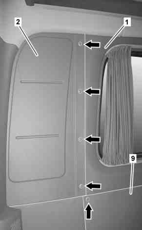 Fensterrahmenverkleidung Seitenfenster aus-, einbauen