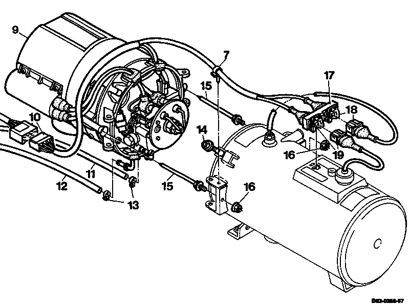 5542 - Removal and installation of the burner unit                              
	T1, models 601, 602 with auxiliary heater DBW 2010                              
	T2, models 668, 669, 670 with auxiliary heater DBW 2012