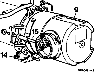 5542 - Removal and installation of the burner unit                              
	T1, models 601, 602 with auxiliary heater DBW 2010                              
	T2, models 668, 669, 670 with auxiliary heater DBW 2012