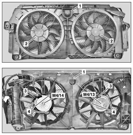 Scomporre, assemblare il gruppo ventilatore supplementare