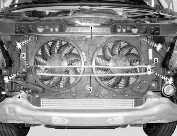 Remove/install condenser fan unit