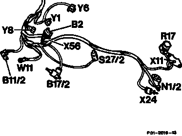 0030 - Motor aus-, einbauen (Ölfüllmenge)                                       
	Motor 102 (außer 102.983/99) Einriementrieb