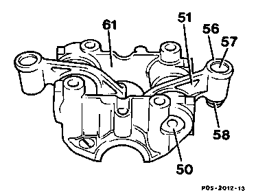 0211 - Hydraulisches Ventilspiel-Ausgleichelement prüfen und erneuern           
	Motor 102 (außer 102.983/99) Einriementrieb