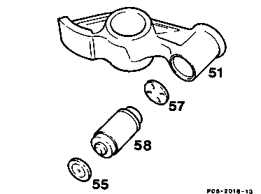0211 - Hydraulisches Ventilspiel-Ausgleichelement prüfen und erneuern           
	Motor 102 (außer 102.983/99) Einriementrieb