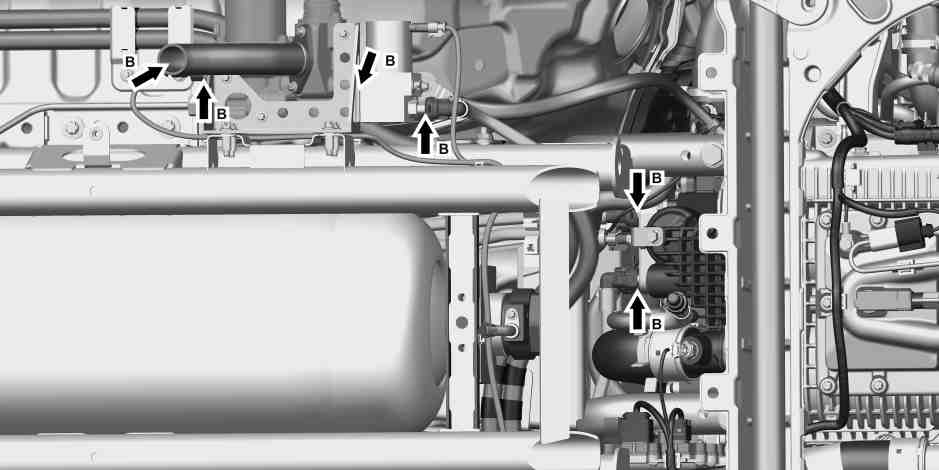 Controllare le tubazioni, i raccordi e le valvole a conduzione di gas