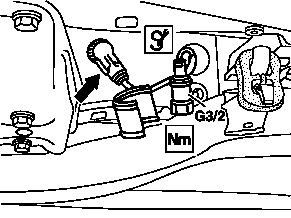 Remove/install an oxygen sensor