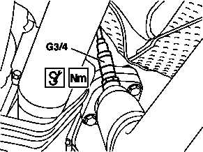 Remove/install the oxygen sensor